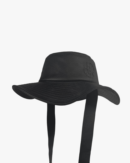 Faux Leather Hat